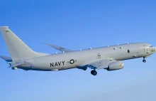 Amerykański P-8 Poseidon patrolował przestrzeń w czasie ataku na Moskwę.