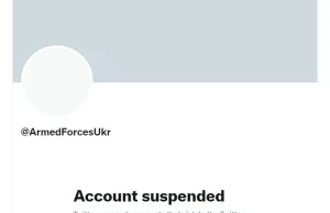 Twitter zawiesił konto ArmedForcesUkr