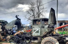 Rosyjskie ciężarówki na wojnie z Ukrainą to prawdziwy dramat