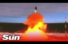 Test kacapskiego pocisku ICBM Satan-2