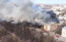 Pożar w rosyjskim instytucie wojsk obrony powietrzno-kosmicznej