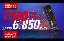 Odczyt 7500 MB/s?! NVMe 4.0 SSD do laptopa, desktopa czy PlayStation 5