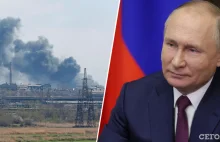 Putin znów kłamał, teren Azovstal ponownie bombardowany