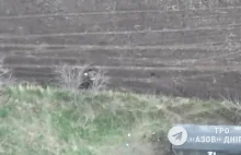 Ukraiński dron lokalizuje miejsca do ostrzału dla artylerii