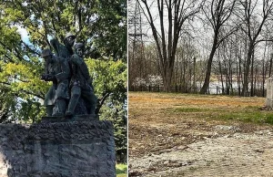 W Wadowicach zburzyli pomnik Armii Radzieckiej. Poddano go "recyklingowi"