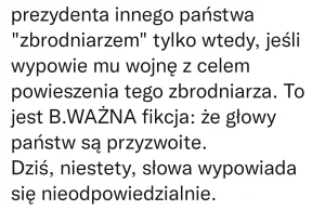 JKM uważa że polityk może nazwać prezydenta innego państwa