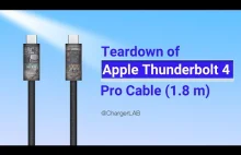 Najdroższy kabel APPLE| Teardown of Apple Thunderbolt 4 Pro Cable (1.8 m)