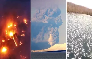 Rosja atakowana przez żywioły. Wybuchają wulkany, szaleją pożary