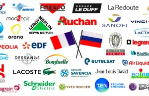 Euromaidan Press: "Większość z 1200 francuskich firm pozostała w Rosji.."