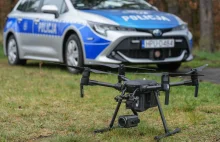 Policja coraz częściej namierza kierowców z dronów. 32 ukaranych po jednym locie