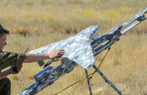 Ukraińscy żołnierze znaleźli rosyjski UAV "Eleron-3"(Aileron-3)