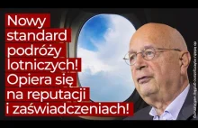 Klaus Schwab promuje nowy system podróży lotniczych! Opiera się na reputacji