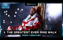 LEGENDARNE wyjscie Tysona Fury do walki wieczoru z Dilianem Whytem