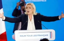 Wybory we Francji. Marine Le Pen: nigdy się nie poddam i nie odejdę z polityki