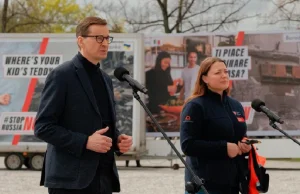 Polski rząd rusza w krajach Europy z kampanią pokazującą barbarzyństwo Rosjan.