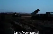 Ujęcia ostrzałów rakietowych w wykonaniu Ukrainy