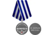 Ruskie zrobili wzór medalu za zdobycie Mariupola...
