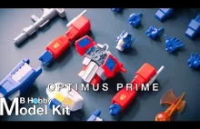 Składanie Modelu Optimusa Prime timelapse z beatem ASMR
