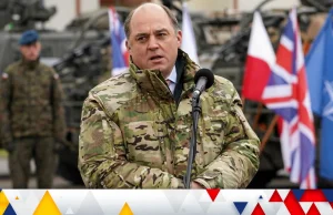 Brytyjski minister obrony: Rosja powinna być wypchnięta z całej Ukrainy