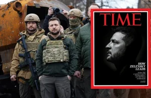 Zełenski na okładce "Time". Dziennikarz spędził z nim dwa tygodnie