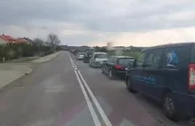 5-kilometrowa kolejka samochodów do przejścia granicznego w Budomierzu [VIDEO]