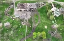 Nagranie z drona atakującego kacapów