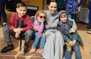 Angelina Jolie przyjechała do Lwowa. Musiała uciekać