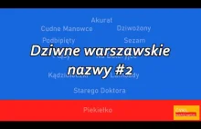 Dziwne warszawskie nazwy #2