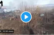 Ruski śmigłowiec Mi-8 rozbił się