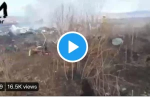 Ruski śmigłowiec Mi-8 rozbił się
