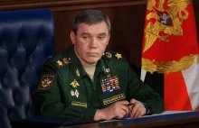 Wojna na Ukrainie. Media: Szef sztabu generalnego Rosji generał Gierasimow ranny