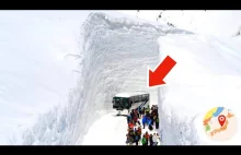 Podróż by zobaczyć najwyższą ścianę ze śniegu na świecie