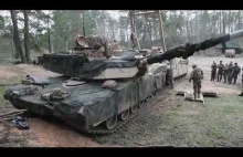 U.S. Army Demonstrates M1A2 Abrams Tanks In Poland