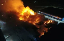 Wielki pożar pod Moskwą. Płoną magazyny prokremlowskiego wydawnictwa