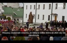 Łukaszenka: Biblijna walka dobra ze złem trwa, widać to na Ukrainie [PL]