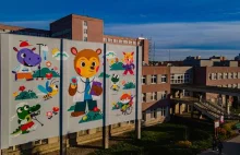 Białystok: nowy mural na Uniwersyteckim Dziecięcym Szpitalu Klinicznym