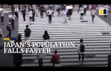 Populacja Japonczykow skurczyla sie o 644 tysiecy w ciagu roku