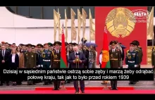 Łukaszenka straszy Białorusinów polską inwazją podczas święta w Mińsku [PL]