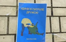 Chersoń - w nocy porozrzucano plakaty z groźbami wobec rosyjskich żołnierzy