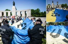 Szkopy w akcji..., konfiskata ukraińskiej flagi rozeszła się echem na świecie.