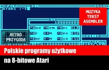 Polskie programy na 8-bitowe Atari (muzyka, edycja tekstów, programowanie)