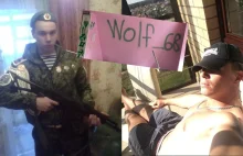 Rosyjski żołnierz wysprejował w splądrowanym domu nazwę swojego profilu na insta