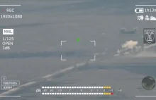 Artyleria pracuje nad kolumną orków w Donbasie