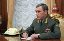 Gierasimow rzekomo odsunięty od kierowania rosyjską ofensywą