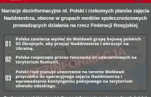 Polska chce zająć Naddniestrze? RCB ostrzega przed rosyjską dezinformacją