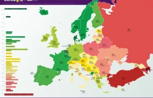 Polska najgorsza w całej UE wg wpływu prawa na jakość życia osób LGBT