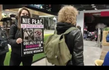 Weganki protestują w galeriach we Wrocławiu