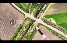 Polowanie na roSSjan dronem z niespodzianką