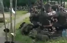 Siły mobilizacyjne z okręgu lubańskiego utknęły na granicy z Rosją