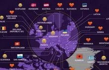 Najpopularniejsze emoji w Polsce to flaga Ukrainy